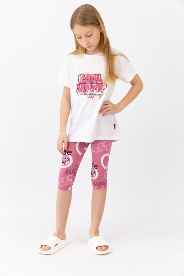 картинка Легинсы для девочки Baby Boom П67/11-К Граффити Б117 от магазина детских товаров ALiSa