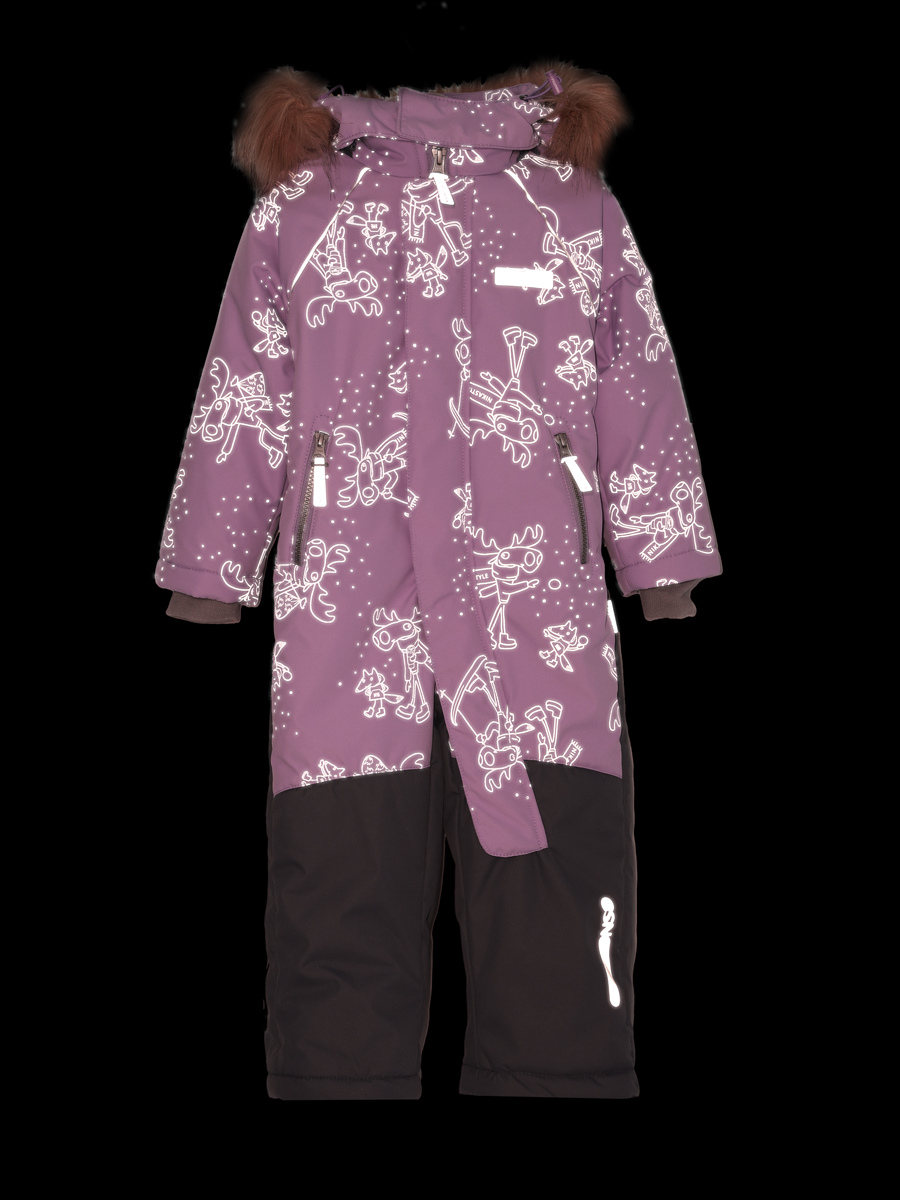 картинка Комбинезон для девочки NIKASTYLE 8з0425 Лаванда Инжир от магазина детских товаров ALiSa