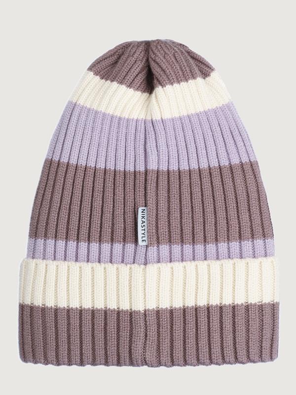 картинка Комплект деми шапка снуд для девочки NIKASTYLE 12м11225 Какао от магазина детских товаров ALiSa