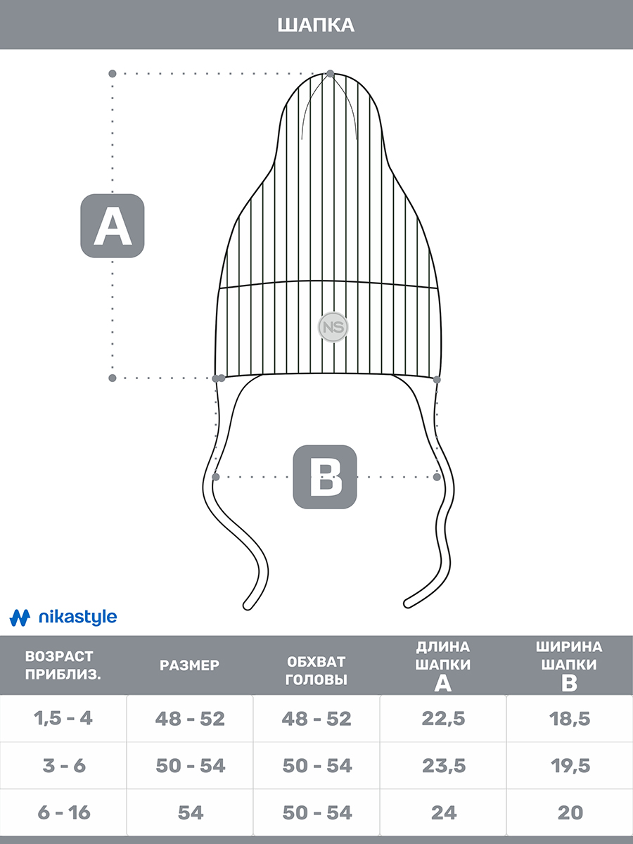 картинка Шапка для девочки NIKASTYLE 11м10425 Молоко от магазина детских товаров ALiSa