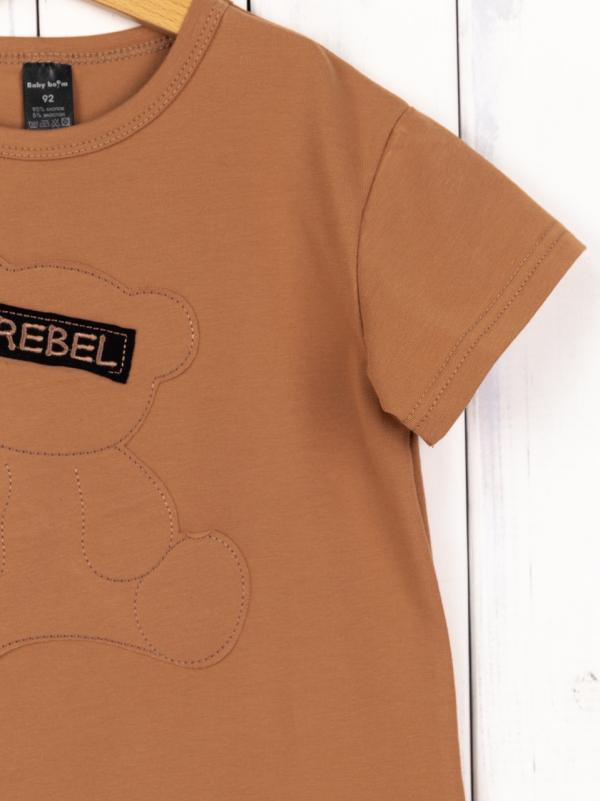 картинка Комплект для девочки Baby Boom КД554/2-К Индийский загар Мишка от магазина детских товаров ALiSa