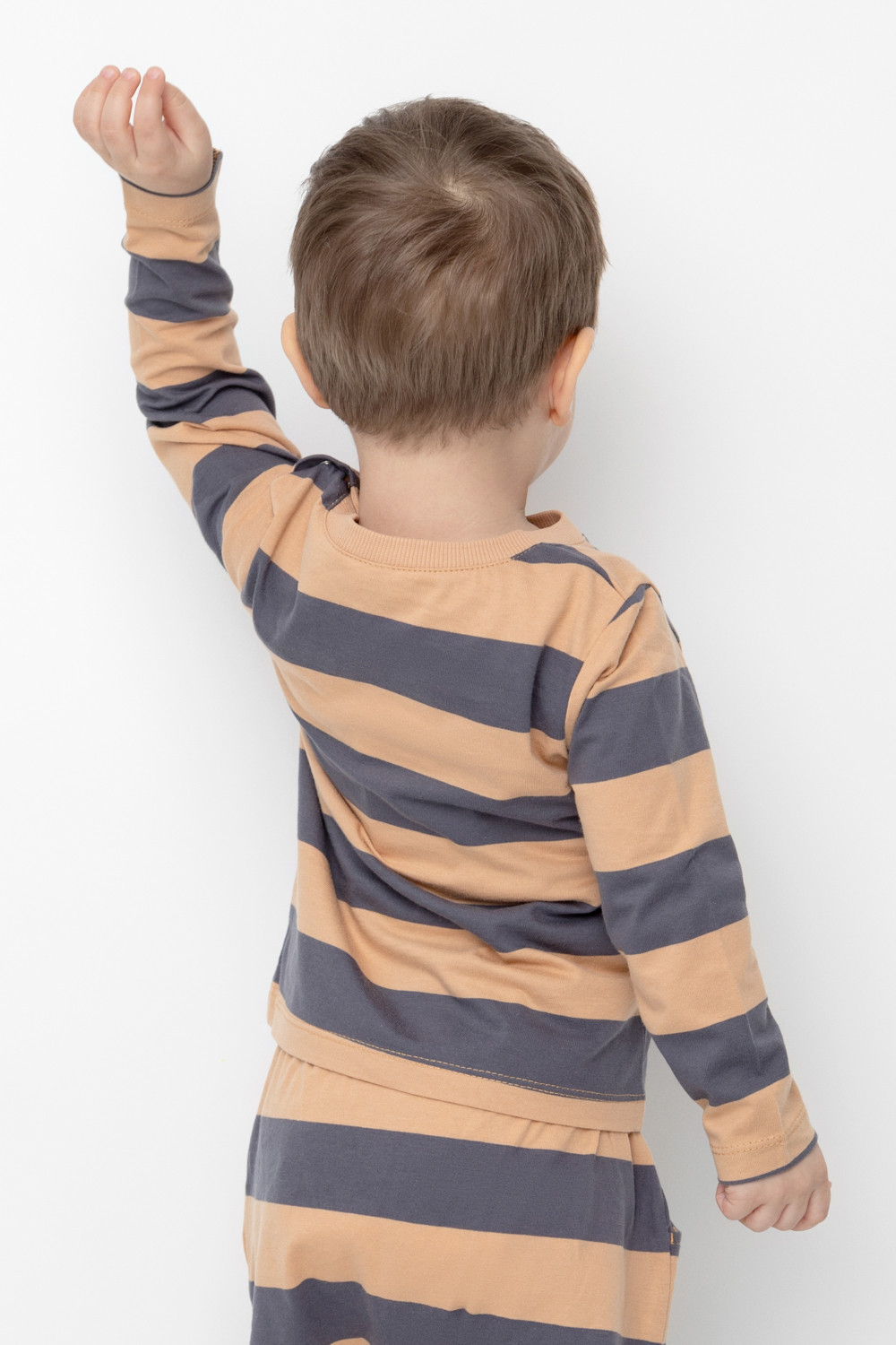 картинка Джемпер для мальчика Crockid КР 302036 итальянский песок, полоска к382 от магазина детских товаров ALiSa