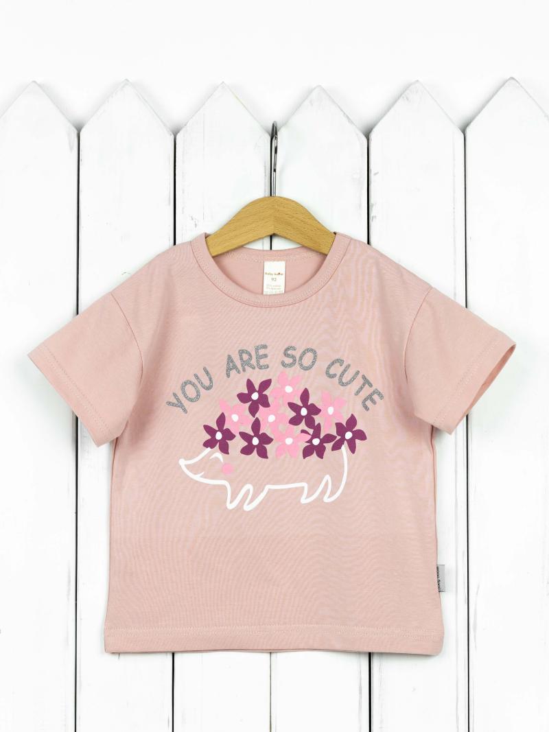 картинка Футболка для девочки Baby Boom Ф106/1-К Б106 Розовый от магазина детских товаров ALiSa