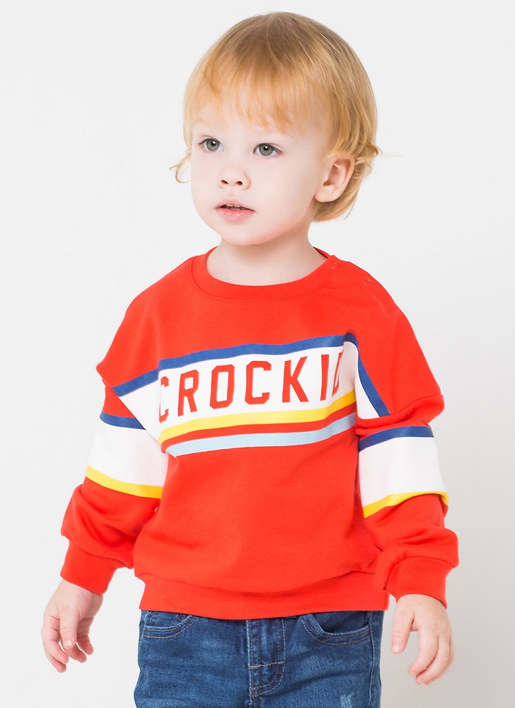 картинка Джемпер для мальчика Crockid КР 300604 ярко-красный1 к198 от магазина детских товаров ALiSa