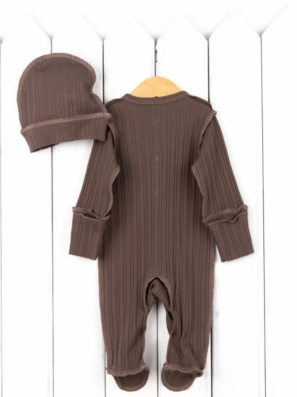 картинка Комплект детский Baby Boom КН153/2-Р Ажурная рибана Кофе я734 от магазина детских товаров ALiSa