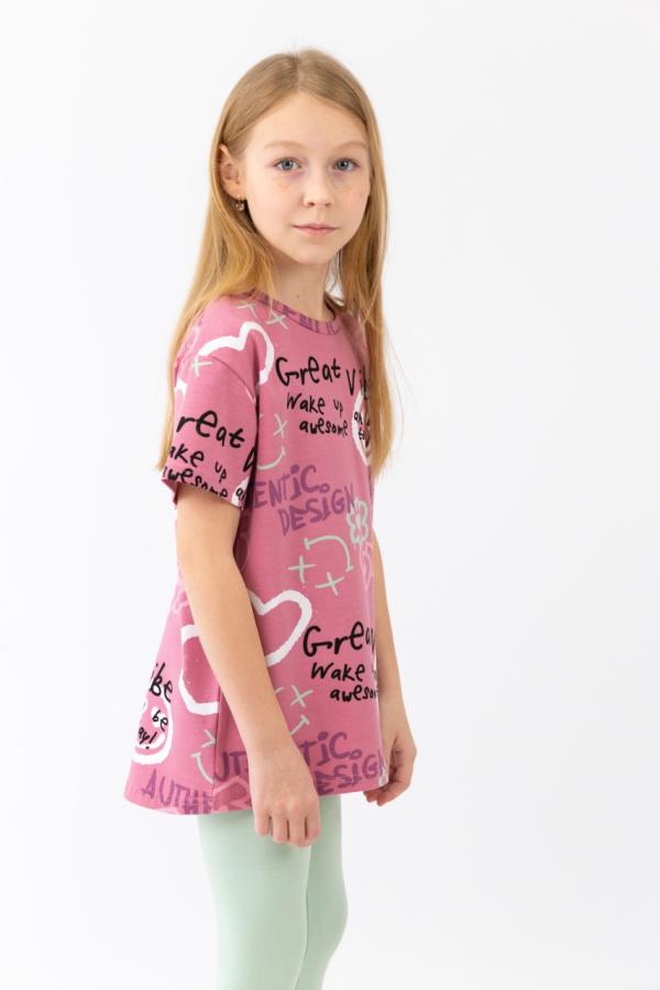 картинка Футболка для девочки Baby Boom Ф107/2-К Граффити Б117 от магазина детских товаров ALiSa