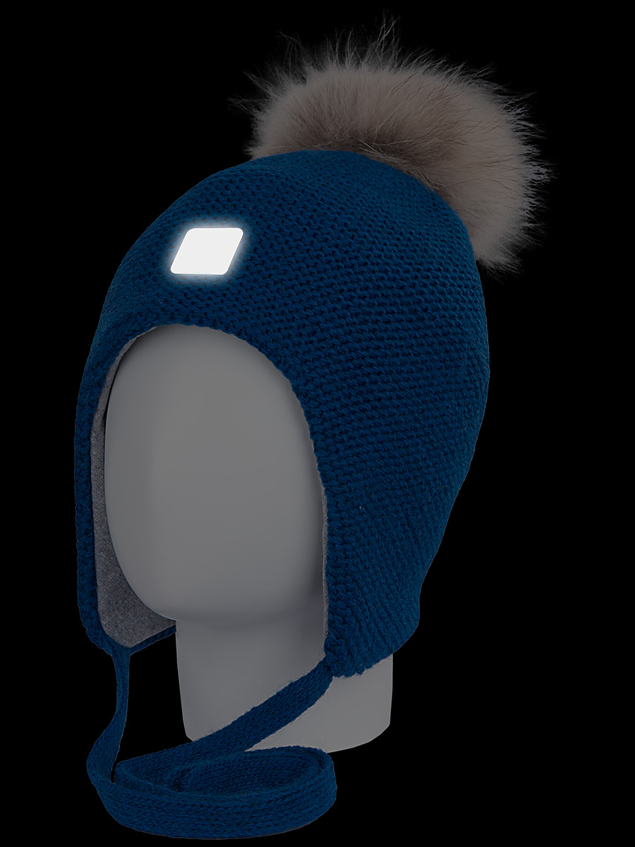 картинка Шапка утепленная для мальчика NIKASTYLE 11з10123 ультрамарин от магазина детских товаров ALiSa