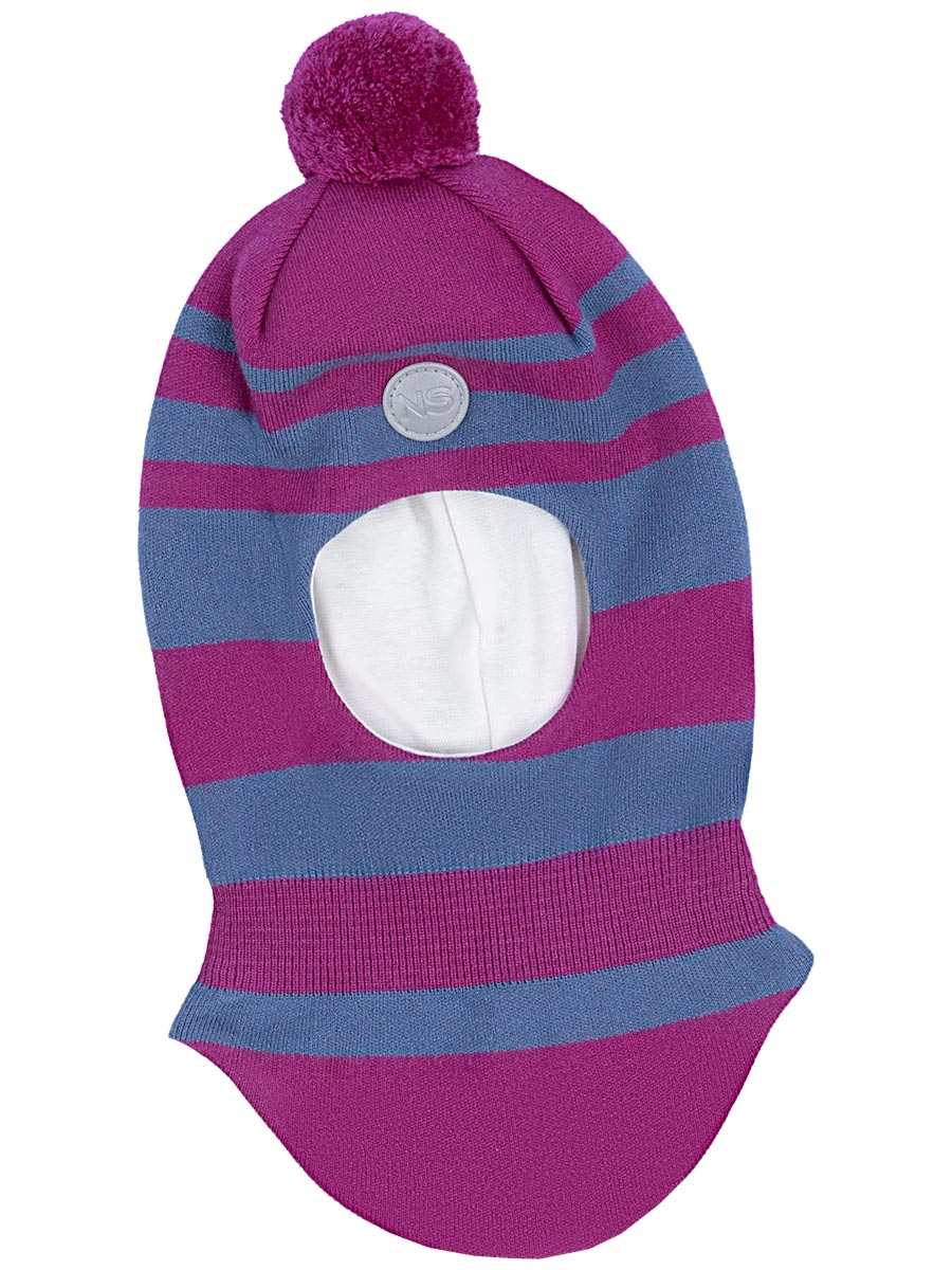 картинка Шлем демисезонный для девочки NIKASTYLE 10м10024 фуксия деним от магазина детских товаров ALiSa