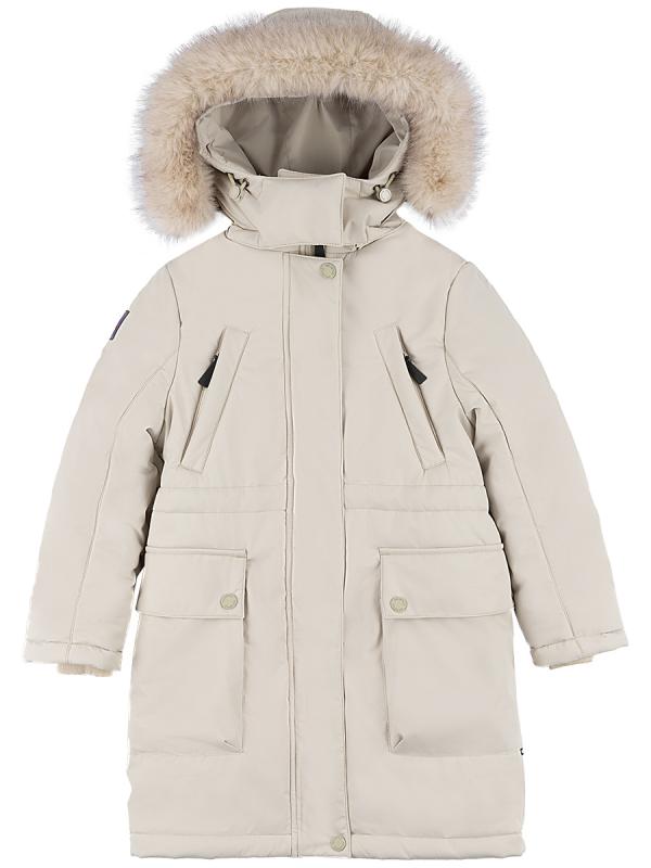 картинка Парка зимняя для девочки NIKASTYLE 5з3824 Беж от магазина детских товаров ALiSa