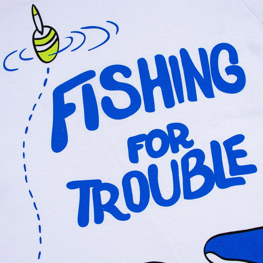 картинка Комплект для мальчика YLA 7941100207 Белый FISH от магазина детских товаров ALiSa