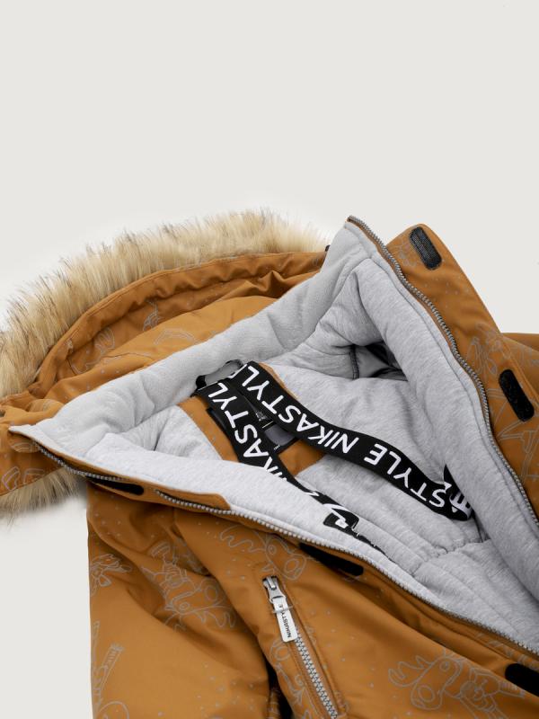 картинка Комбинезон для мальчика NIKASTYLE 8з0325 Кэмел Черный от магазина детских товаров ALiSa