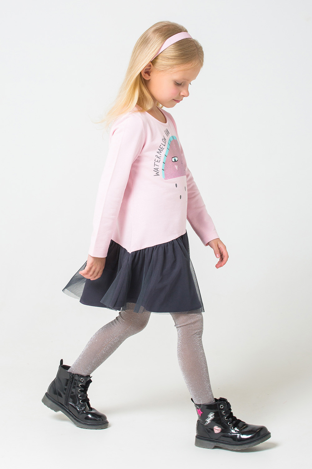 картинка Платье для девочки Crockid КР 5561 холодно-розовый к232 от магазина детских товаров ALiSa
