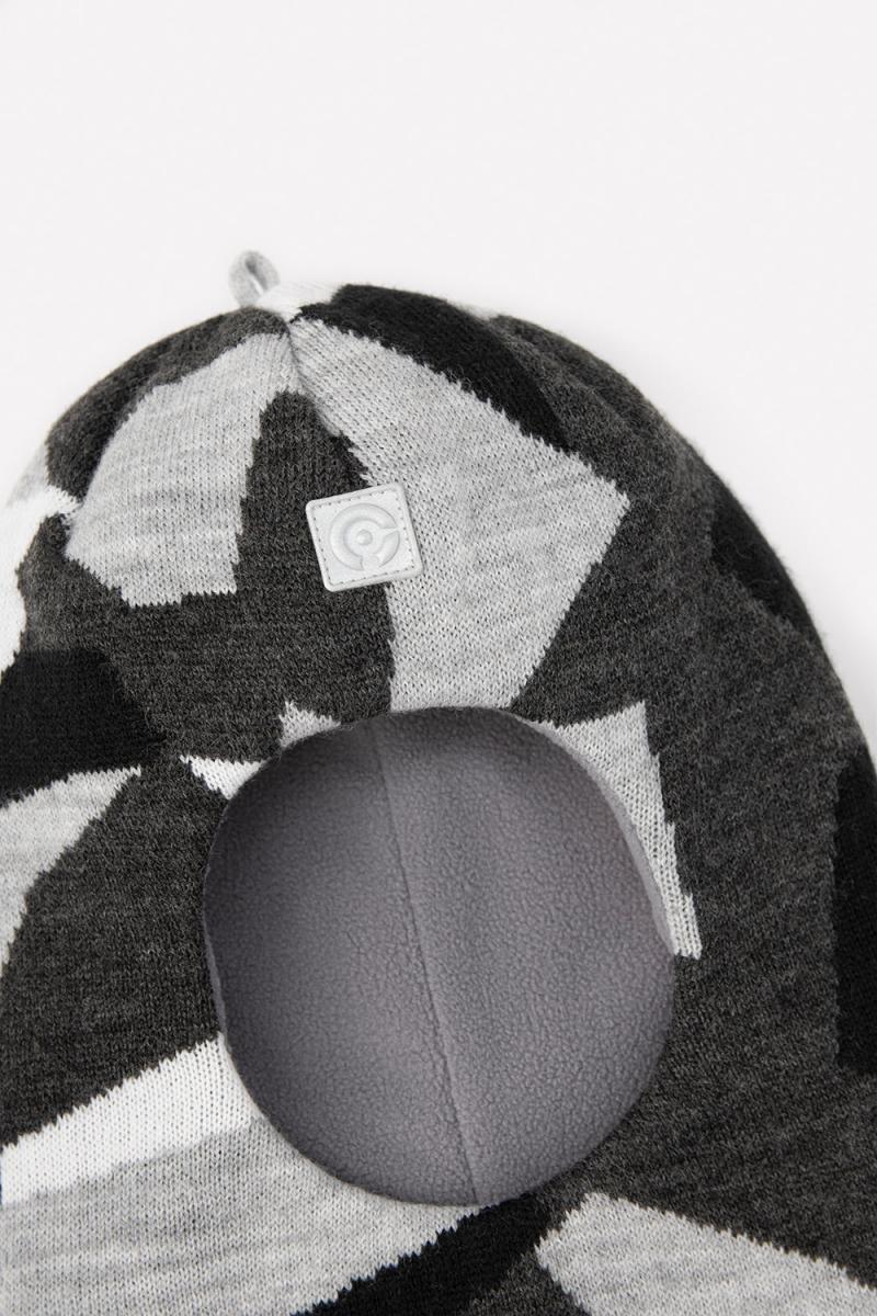 картинка Шапка-шлем для мальчика Crockid КВ 20233/ш серый от магазина детских товаров ALiSa