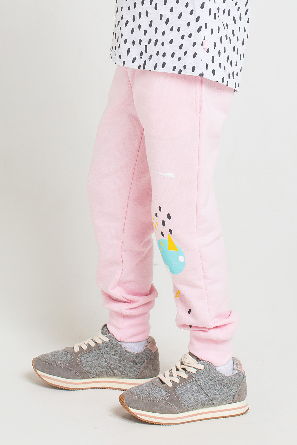 картинка Брюки для девочки Crockid КР 4762 холодно-розовый к232 от магазина детских товаров ALiSa