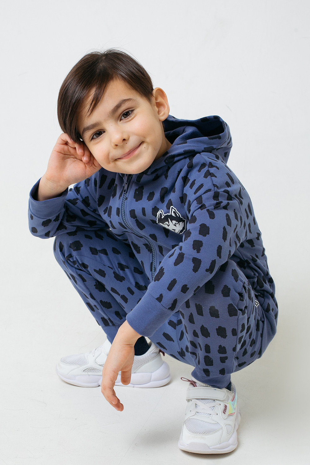 картинка Брюки для мальчика Crockid К 400055 джинсовый к1273 от магазина детских товаров ALiSa