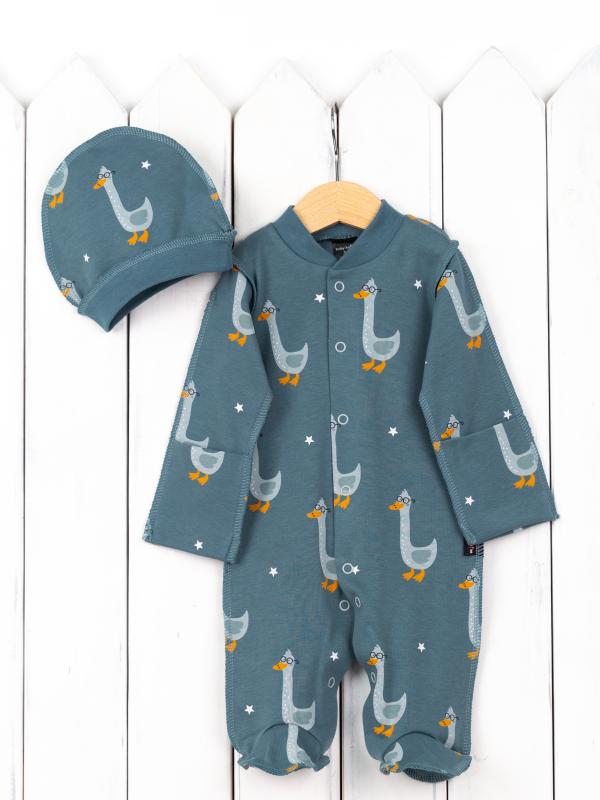 картинка Комплект для мальчика Baby Boom КН150/1-И я730 Гуси от магазина детских товаров ALiSa
