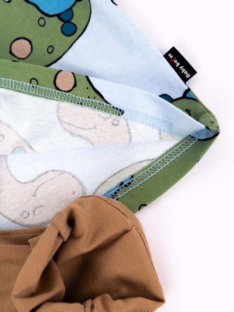 картинка Комплект для мальчика Baby Boom КД506/2-К Дино на голубом + бежевый я736 от магазина детских товаров ALiSa