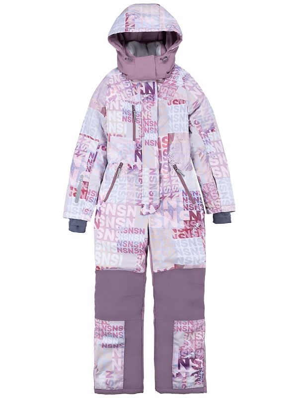 картинка Комбинезон зимний для девочки NIKASTYLE 8з2824 з24 Бежевый орхидея от магазина детских товаров ALiSa