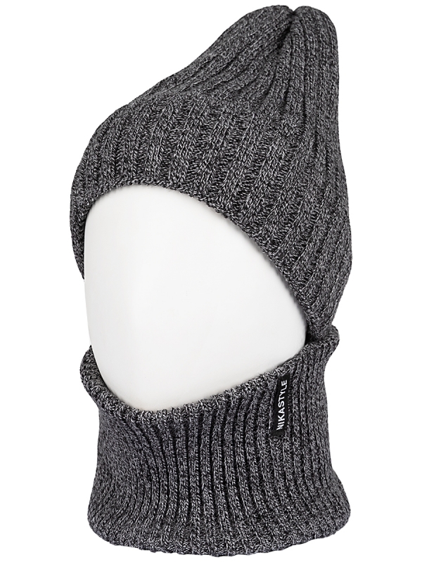 картинка Комплект шапка снуд для мальчика NIKASTYLE 12з16424 Антрацит от магазина детских товаров ALiSa