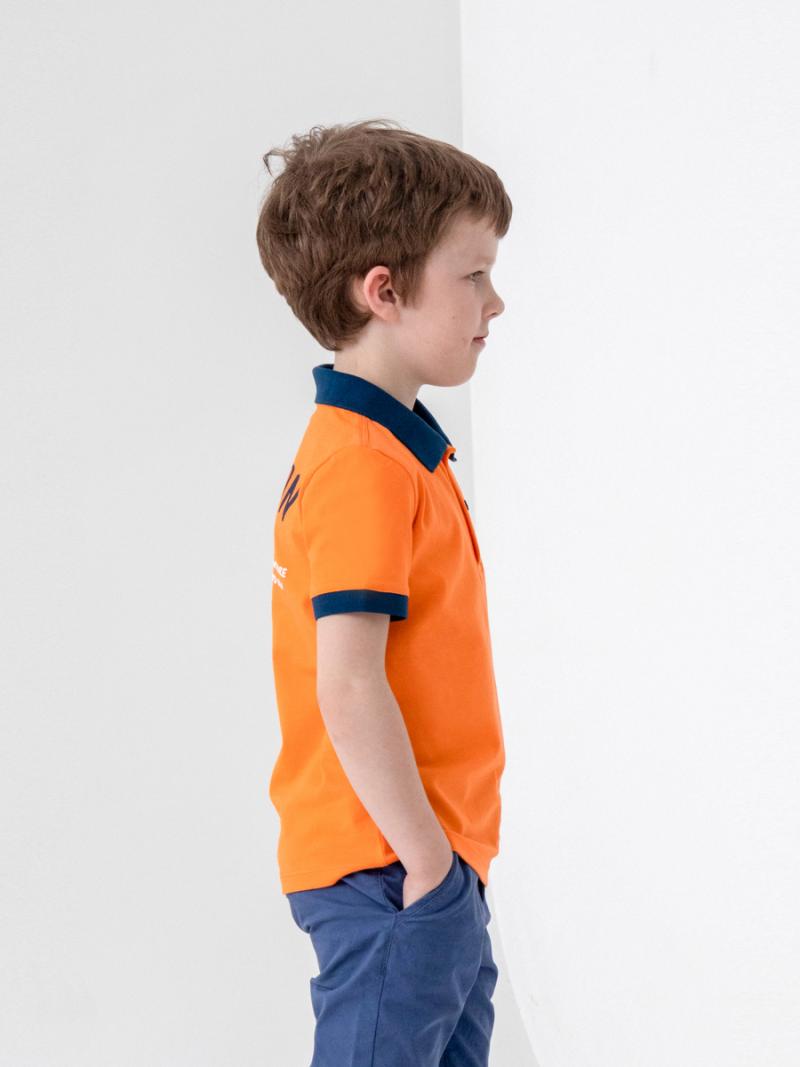 картинка Рубашка-поло для мальчика Сherubino CSKB 63109-29-318 Оранжевый от магазина детских товаров ALiSa