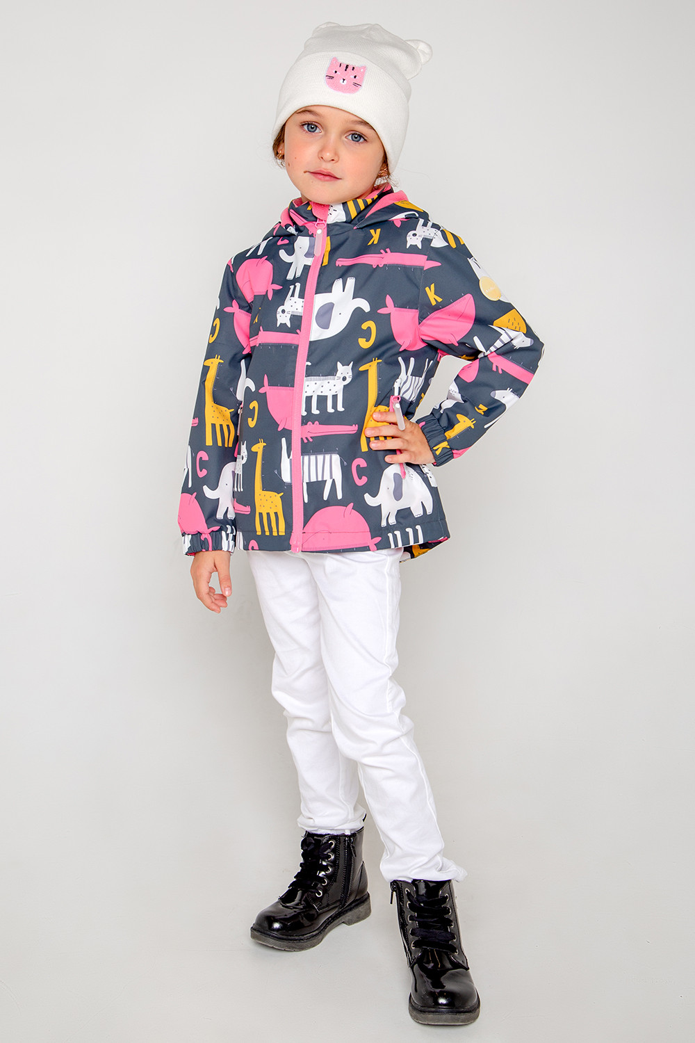 картинка Ветровка для девочки Crockid ВК 32113/н/2 ГР от магазина детских товаров ALiSa