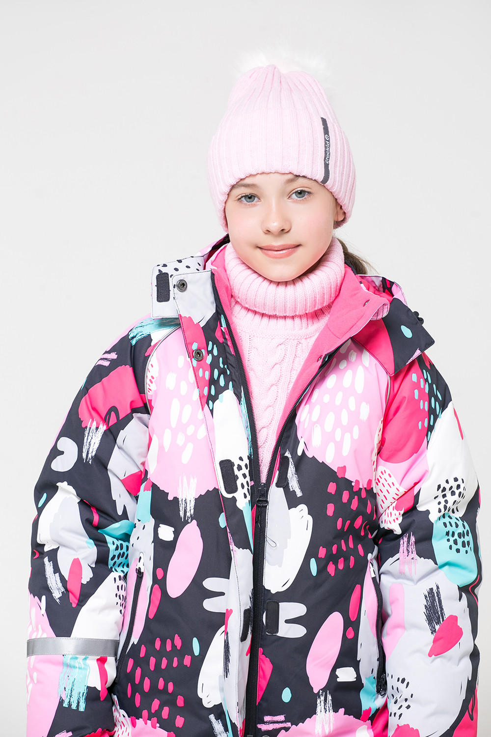 картинка Комбинезон зимний для девочки Crockid ВК 60037/н/1 ГР от магазина детских товаров ALiSa