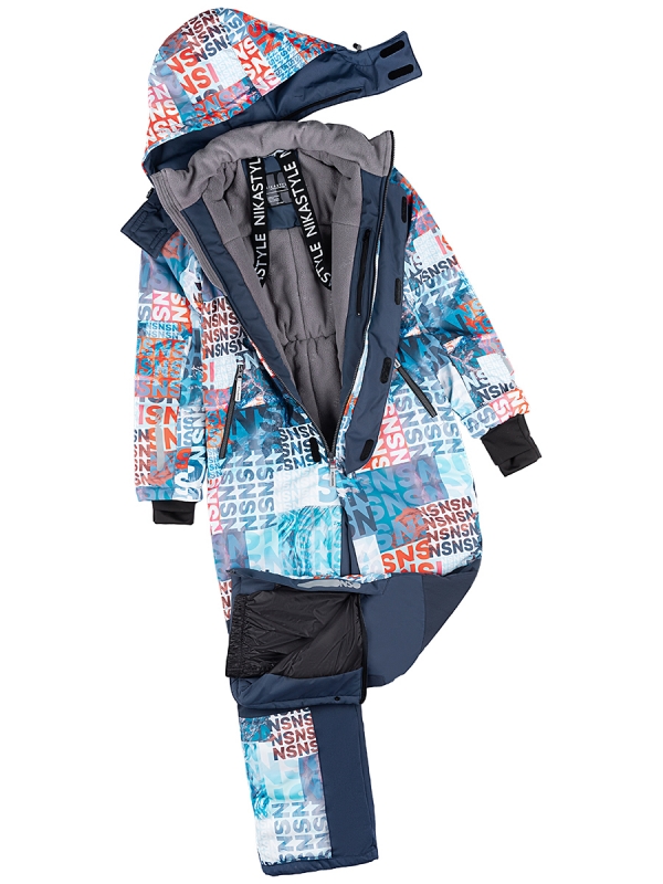 картинка Комбинезон зимний для мальчика NIKASTYLE 8з2924 Лед деним от магазина детских товаров ALiSa