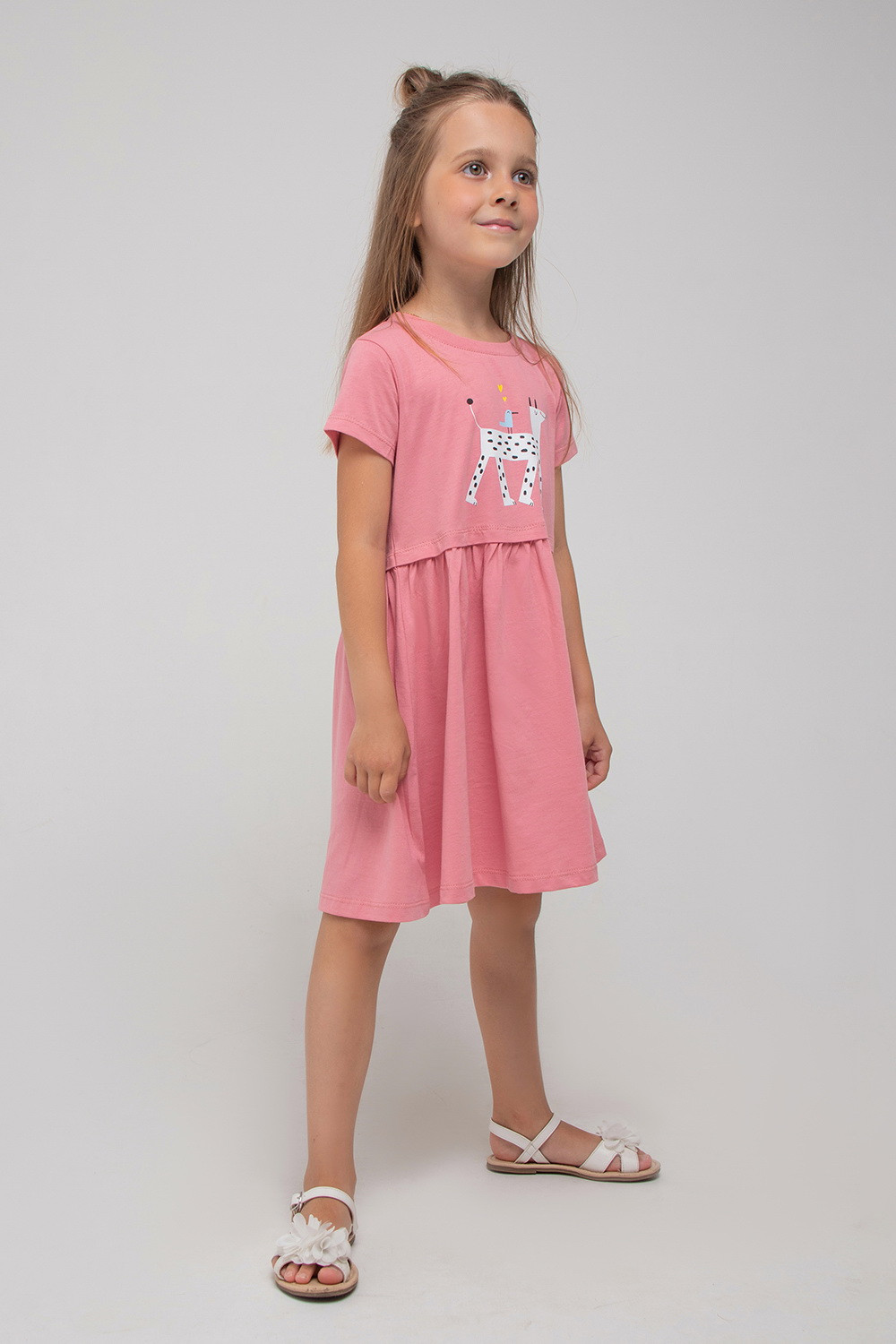 картинка Платье для девочки Crockid К 5752 королевский розовый к1284 от магазина детских товаров ALiSa