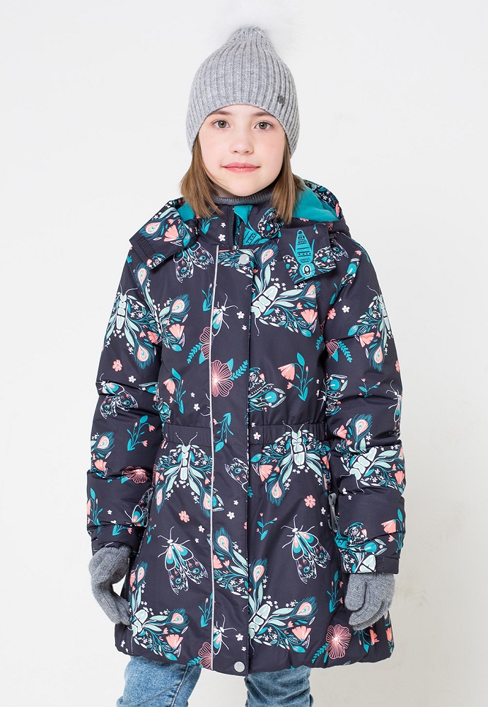 картинка Куртка зимняя для девочки Crockid ВК 38044/н/1 ГР от магазина детских товаров ALiSa