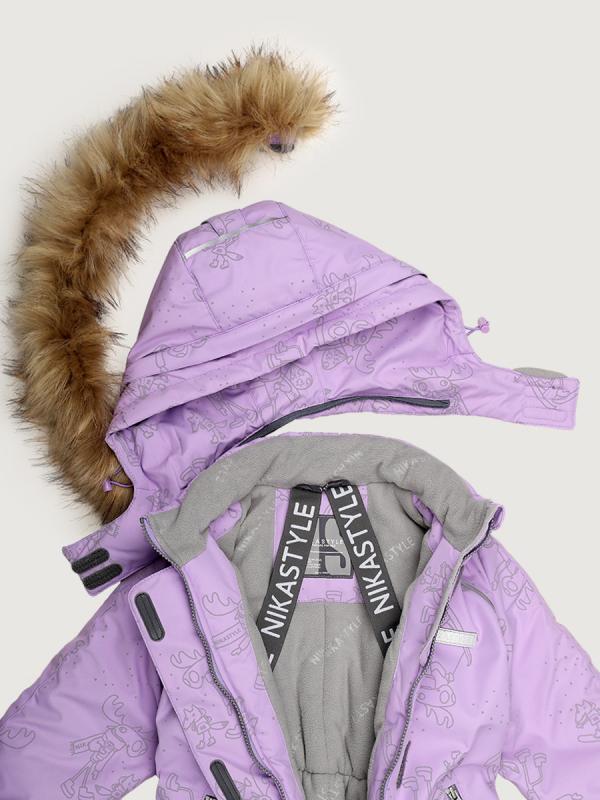 картинка Комбинезон для девочки NIKASTYLE 8з0625 Лаванда Инжир от магазина детских товаров ALiSa