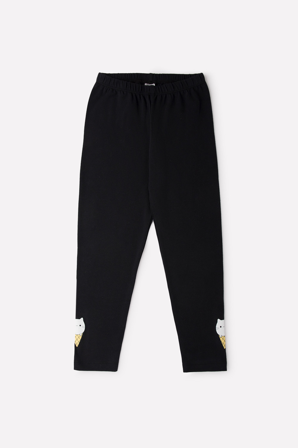 картинка Бриджи удлиненные для девочки Crockid КР 4610 черный к313 от магазина детских товаров ALiSa