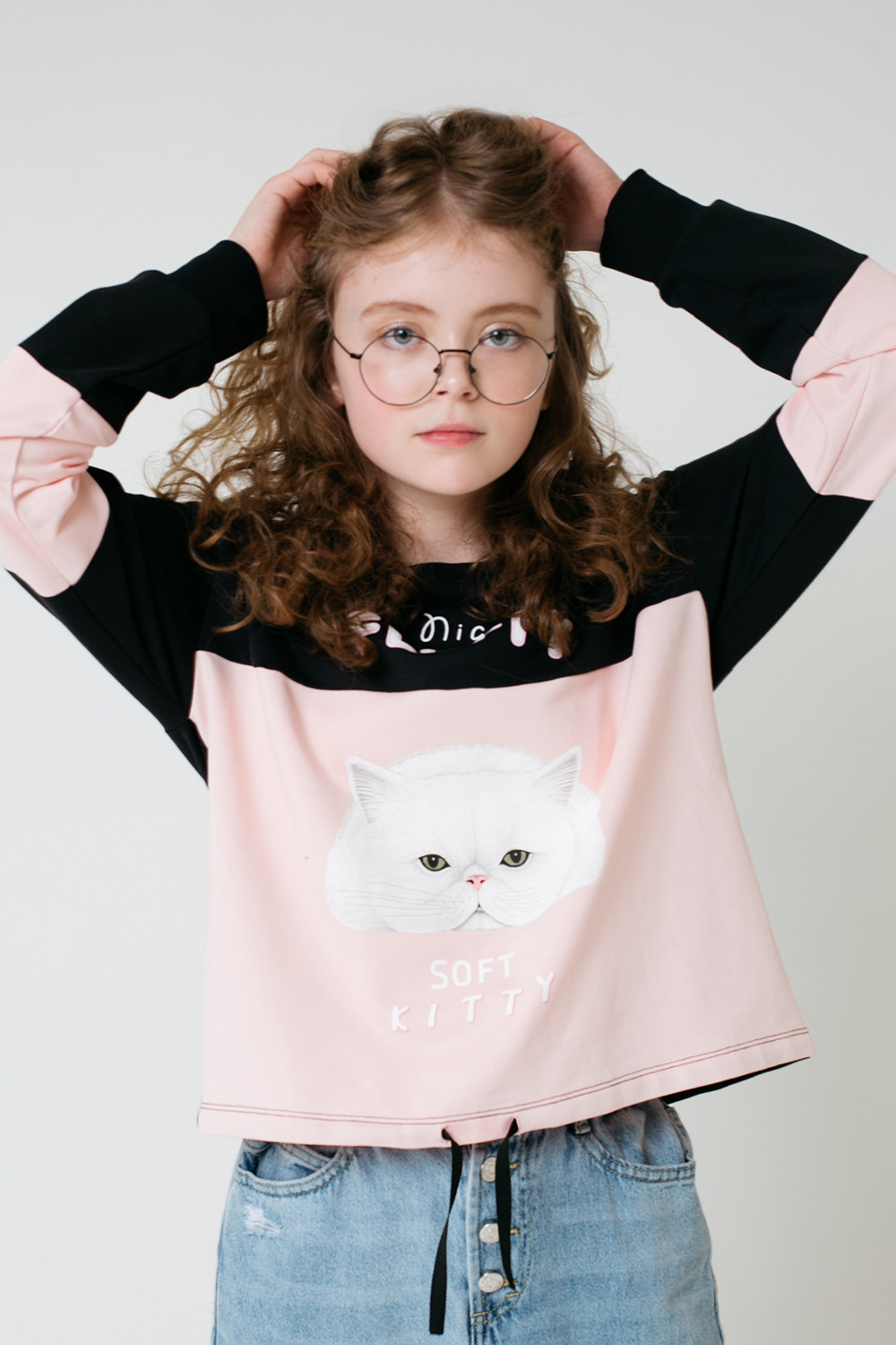 картинка Джемпер для девочки КБ 301505 черный, светло-розовый к59 от магазина детских товаров ALiSa