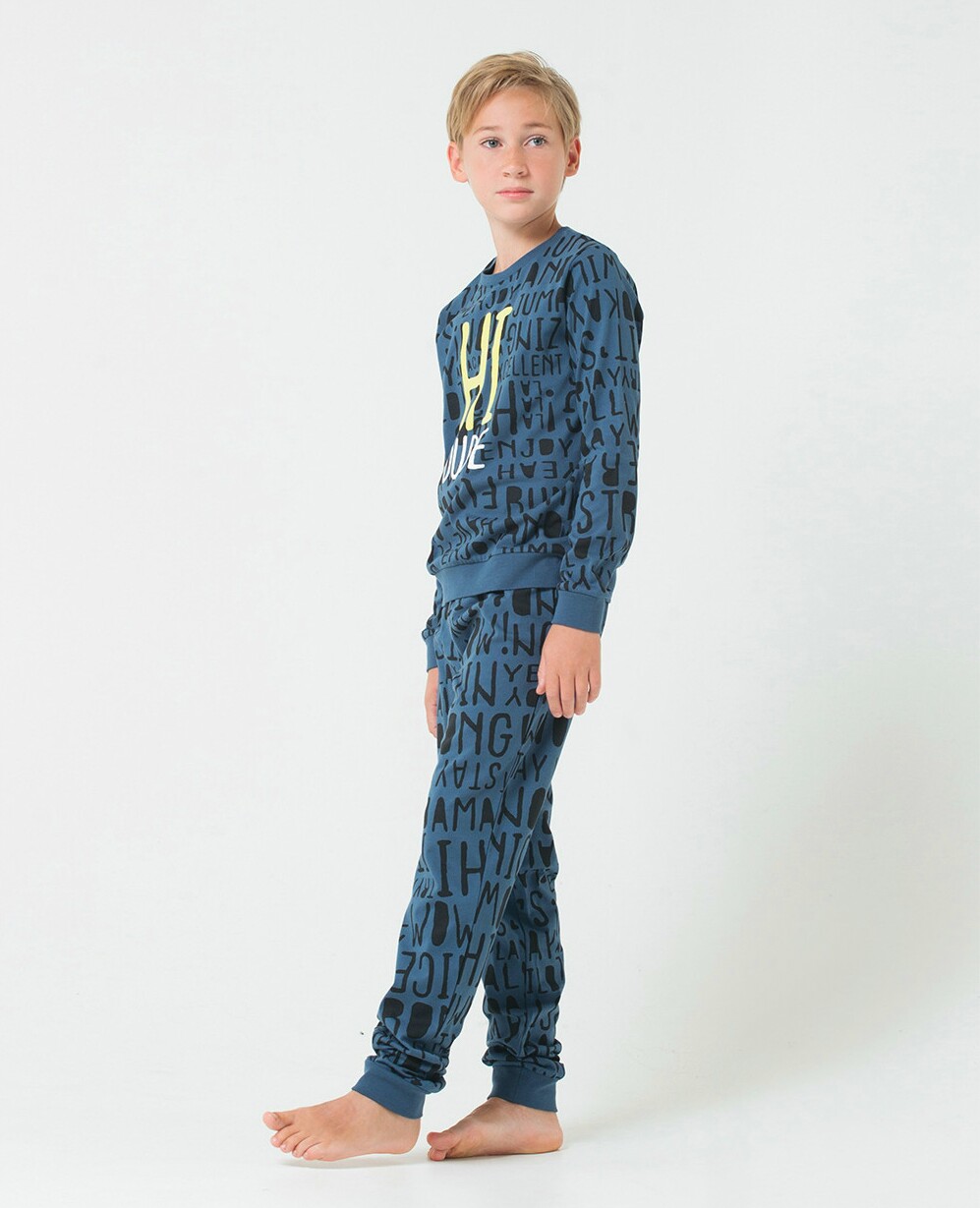 картинка Комплект для мальчика КБ 2627 темно-джинсовый, буквы от магазина детских товаров ALiSa