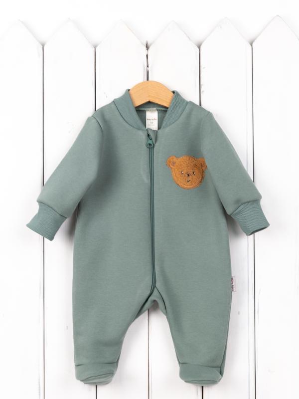 картинка Комбинезон на стопе Baby Boom К381/5-Ф Мишка полынь от магазина детских товаров ALiSa