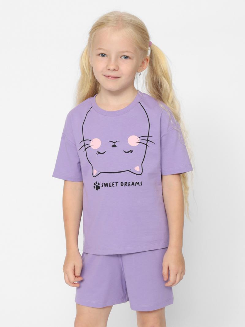 картинка Пижама для девочки CWKG 50146-45 Лаванда от магазина детских товаров ALiSa