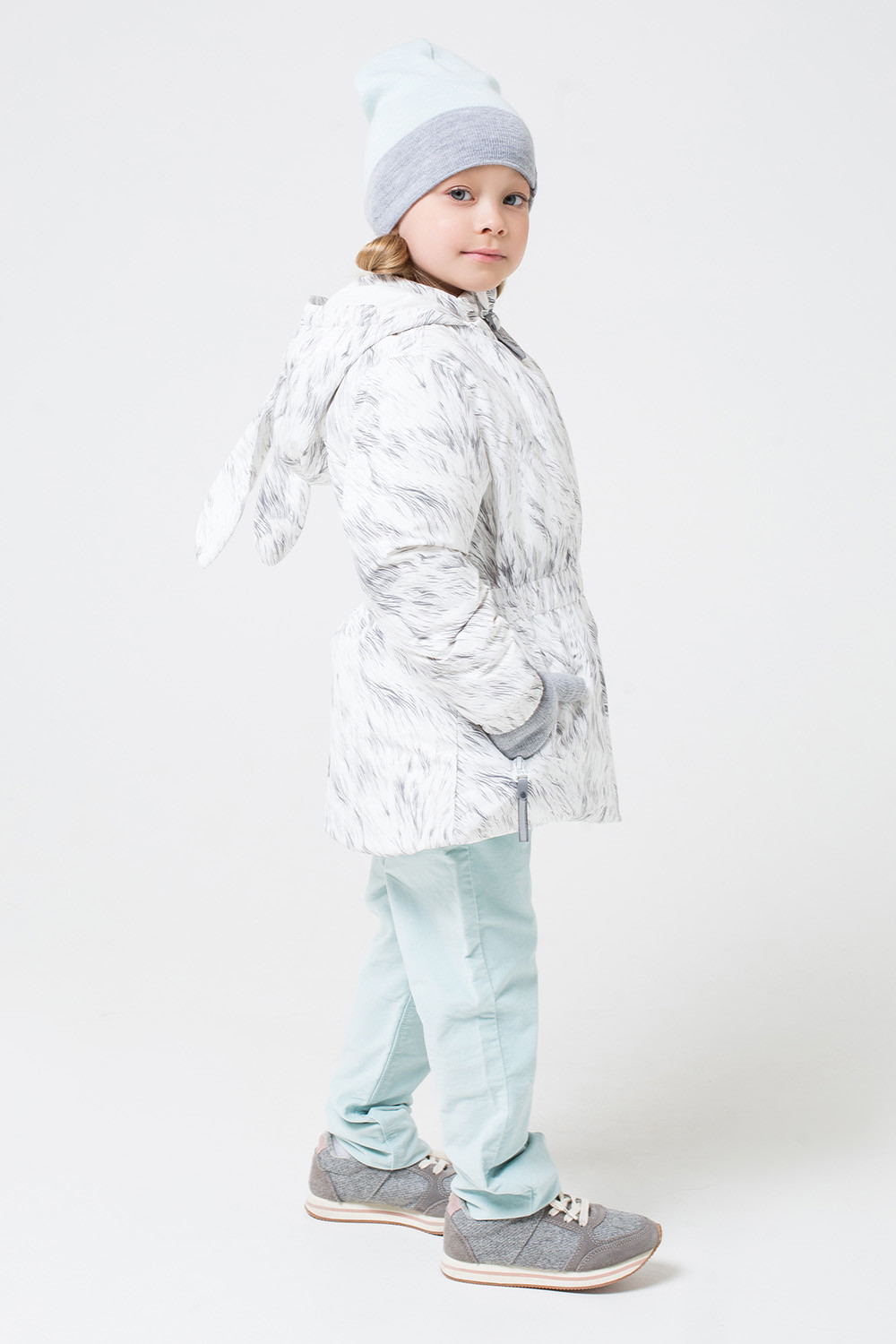 картинка Куртка зимняя для девочки Crockid ВК 38031/н/2 ГР от магазина детских товаров ALiSa