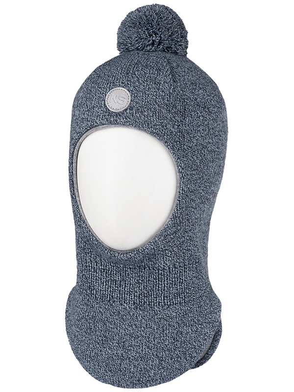 картинка Балаклава утепленная для мальчика NIKASTYLE 10з15224 Серо-голубой от магазина детских товаров ALiSa