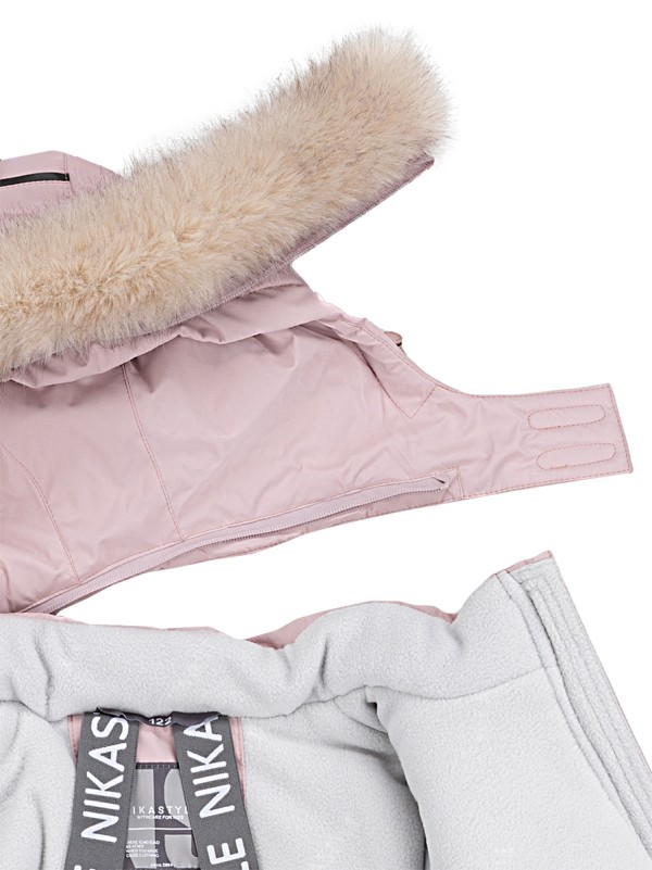 картинка Куртка зимняя для девочки NIKASTYLE 4з3624 Пудра от магазина детских товаров ALiSa