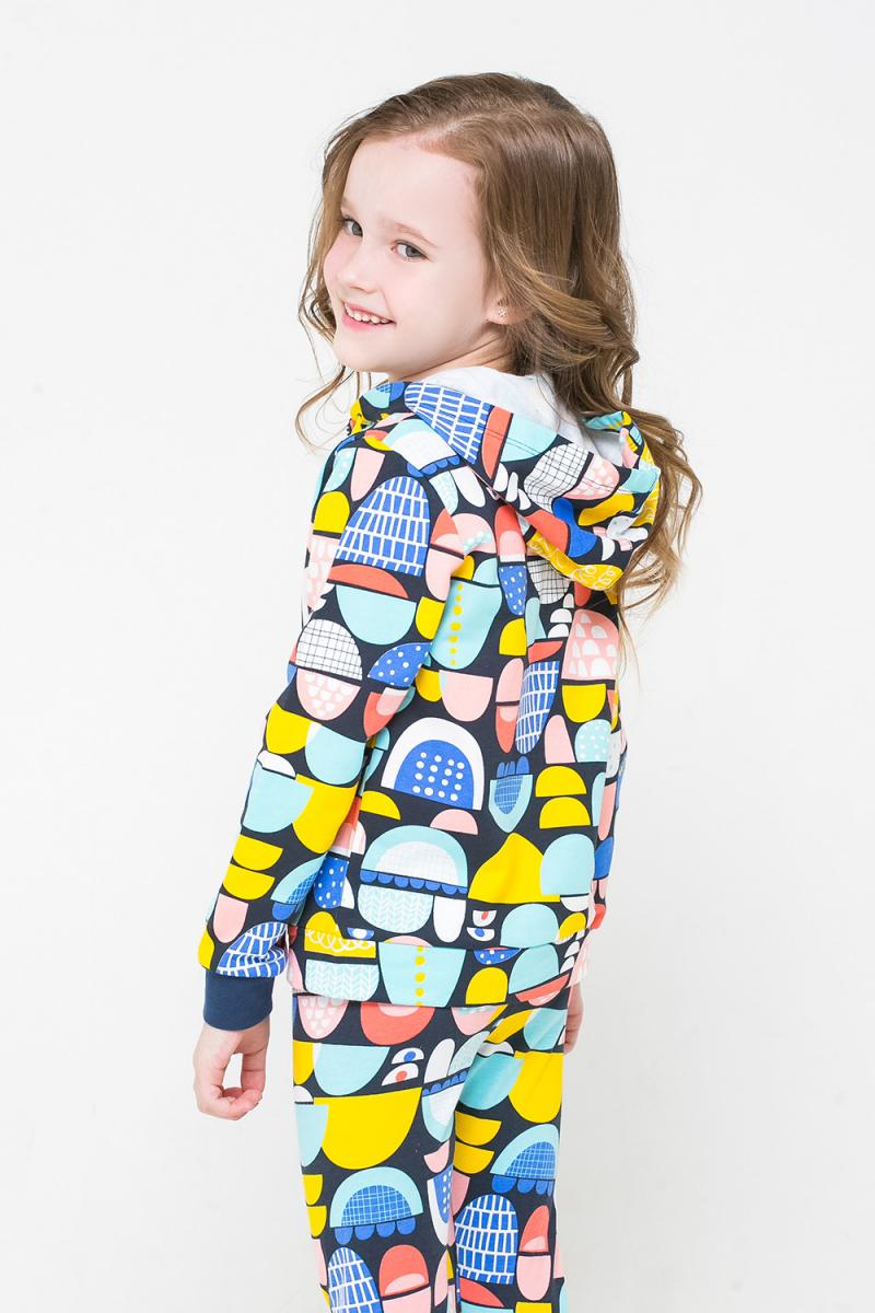 картинка Куртка для девочки Crockid К 300955 цветные холмики к1254 от магазина детских товаров ALiSa