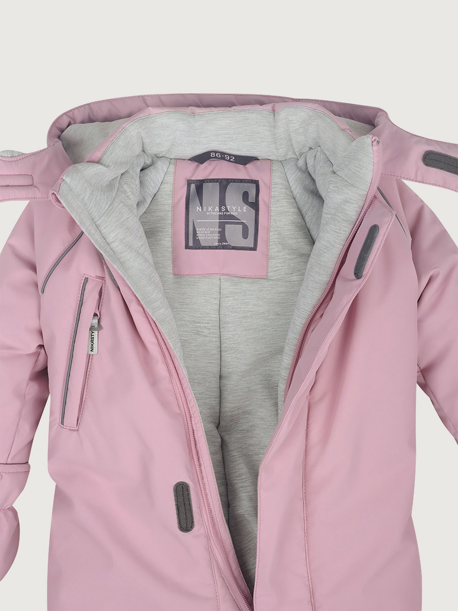 картинка Комбинезон для девочки NIKASTYLE 8з0125 Пудра от магазина детских товаров ALiSa