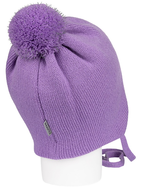 картинка Шапка утепленная для девочки NIKASTYLE 11з15424 Фиалка от магазина детских товаров ALiSa