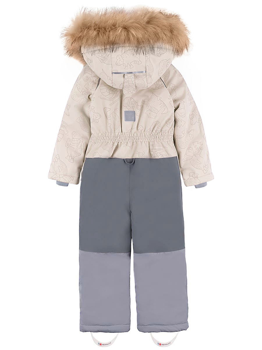 картинка Комбинезон зимний для девочки NIKASTYLE 8з2024 з24 Беж серый от магазина детских товаров ALiSa