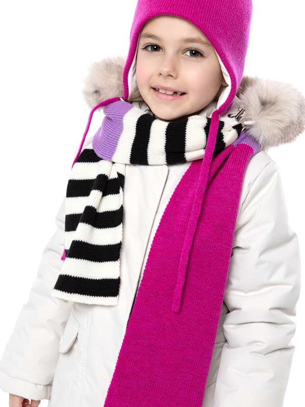 картинка Шарф для девочки NIKASTYLE 17з15724 Ягода черный от магазина детских товаров ALiSa