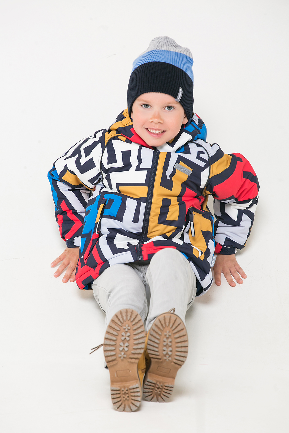 картинка Куртка зимняя для мальчика Crockid ВК 36047/н/4 ГР от магазина детских товаров ALiSa