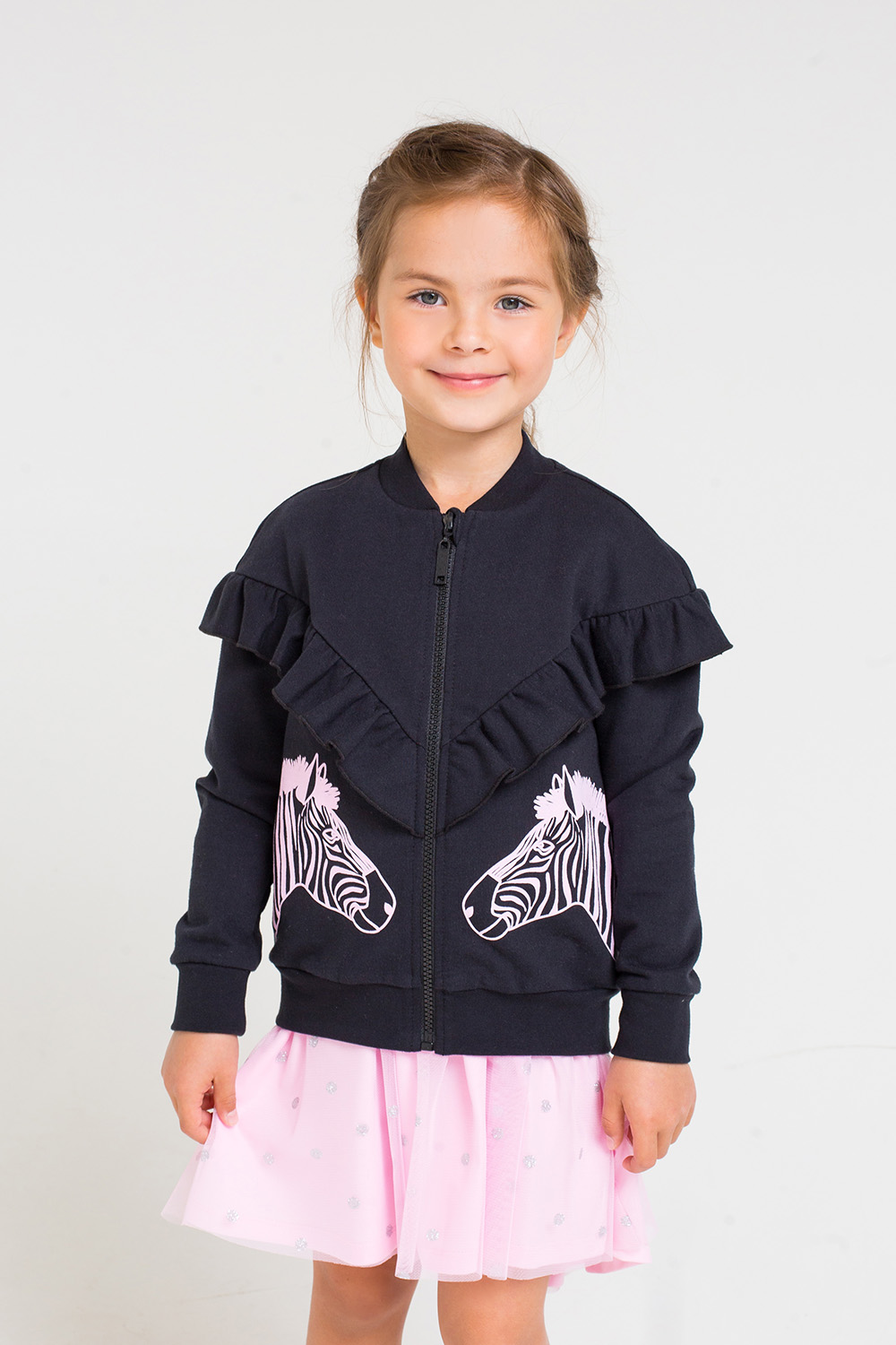 картинка Куртка для девочки Crockid КР 300875 черный к235 от магазина детских товаров ALiSa