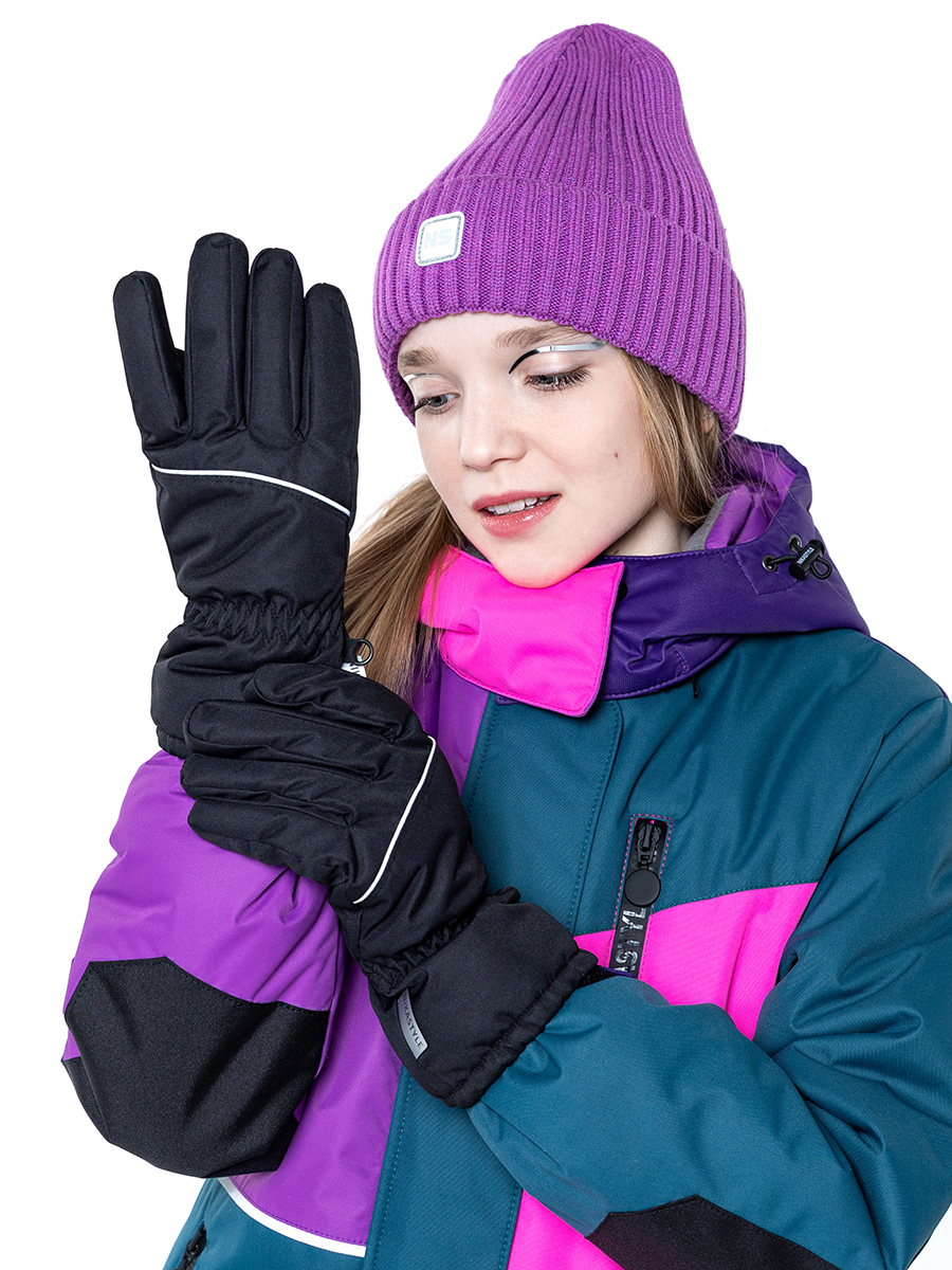 картинка Перчатки мембранные NIKASTYLE 15з17524 Черный от магазина детских товаров ALiSa