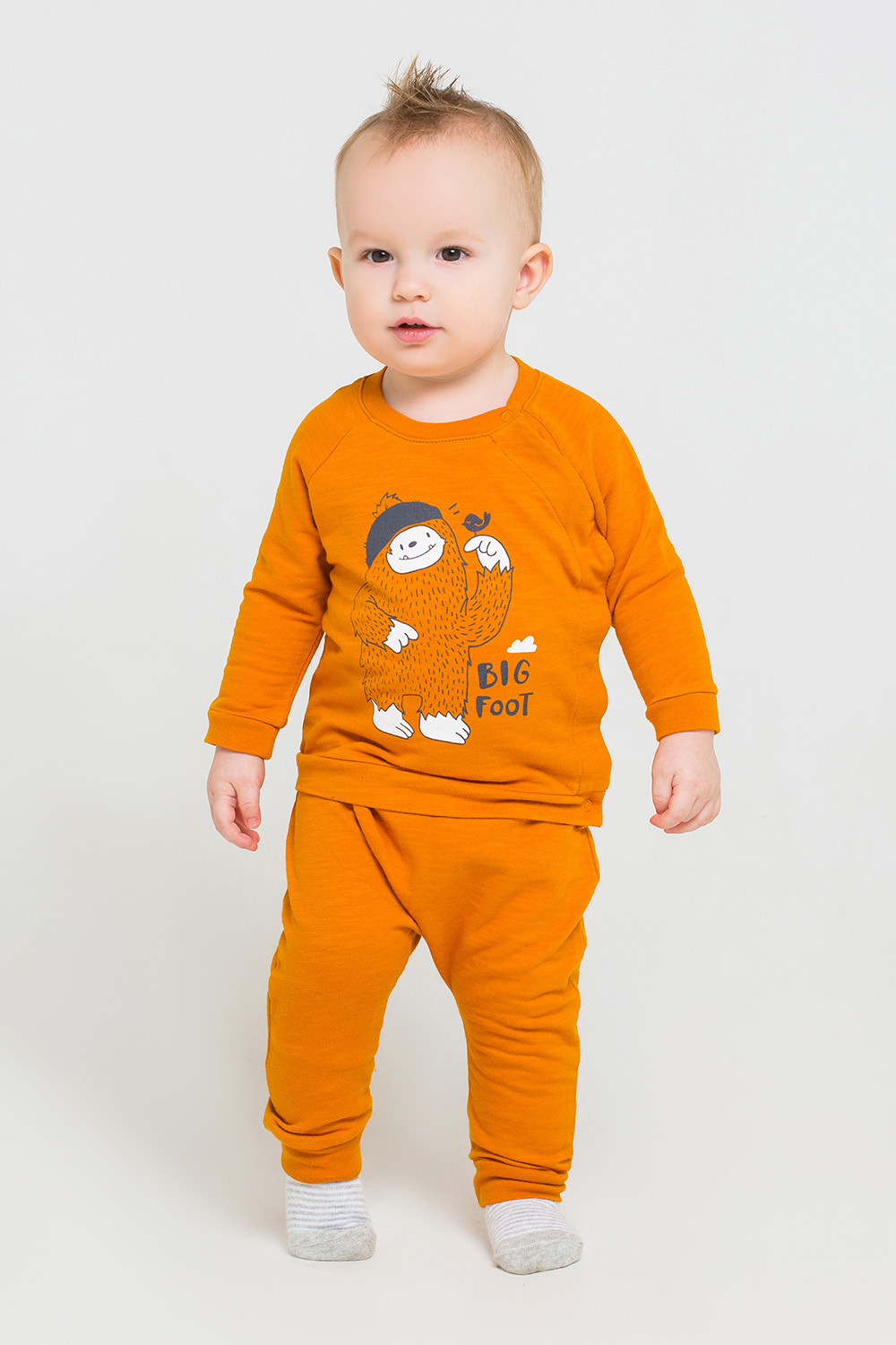 картинка Брюки для мальчика Crockid К 4714 оранжевый от магазина детских товаров ALiSa