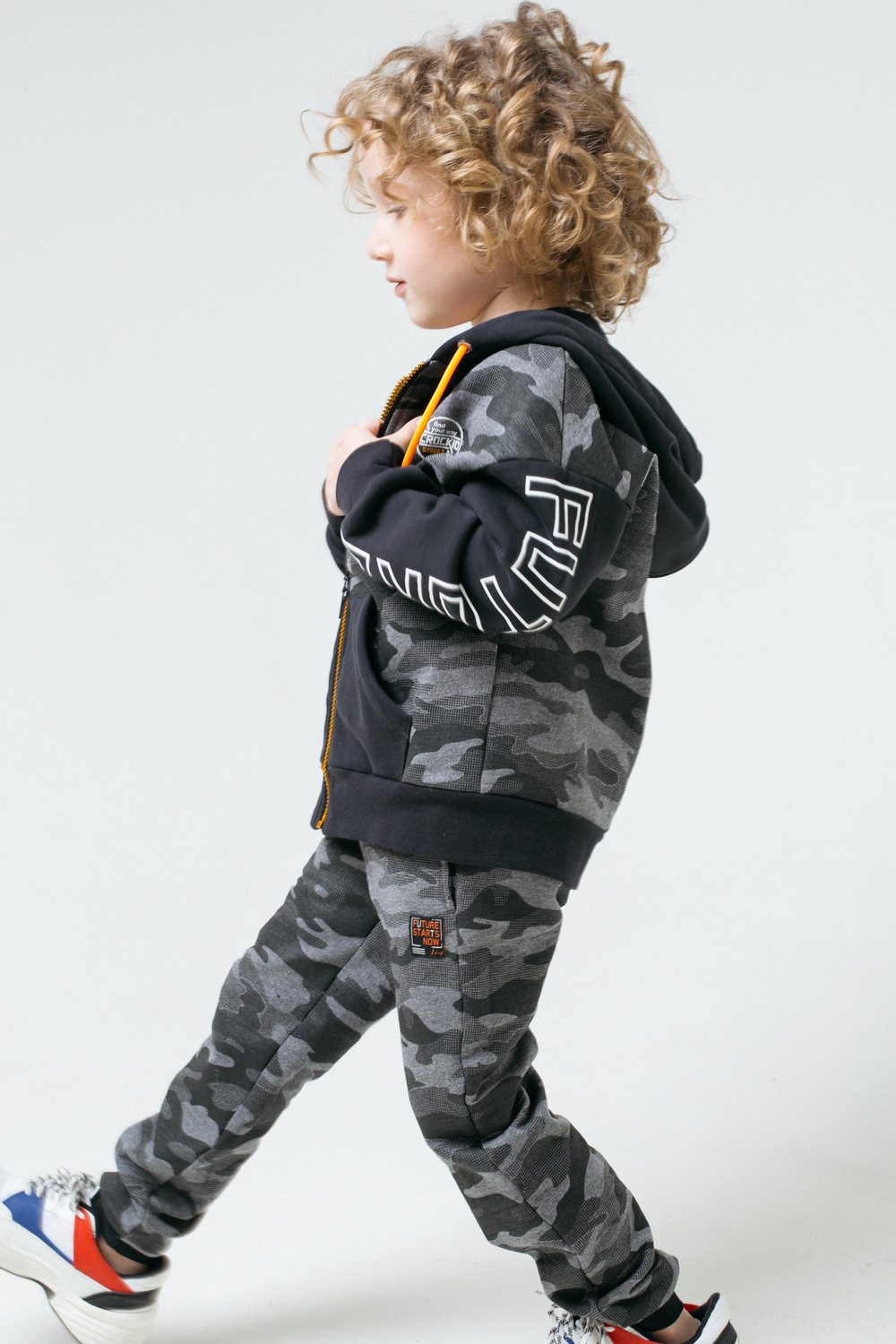 картинка Куртка для мальчика Crockid КР 301444 серый мел милитари к296 от магазина детских товаров ALiSa