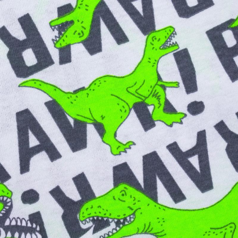 картинка Комплект для мальчика YLA 7752102606 Серый динозавры + синий от магазина детских товаров ALiSa