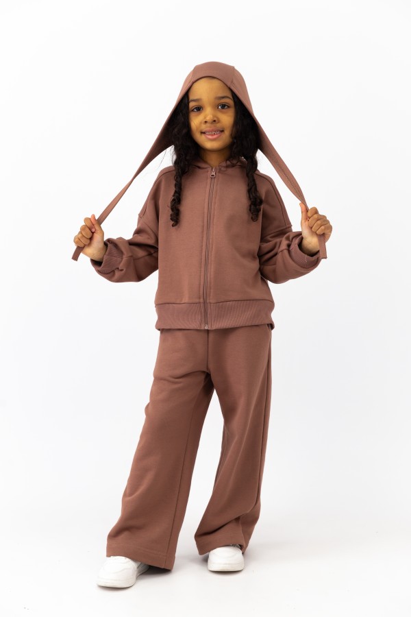 картинка Комплект для девочки Baby Boom КД536/4-Ф Кофе Б118 от магазина детских товаров ALiSa